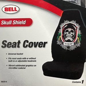 BELL AUTOMOTIVE PRODUCTS Skull Shield Car Seat Cover NIB